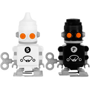 Salz- und Pfefferstreuer Roboter