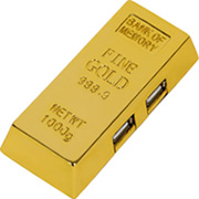 USB Hub Goldbarren