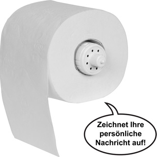 Sprechender Toilettenpapier Halter