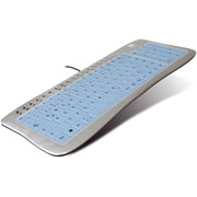 Illuminated Ultra-Flat Metal Keyboard